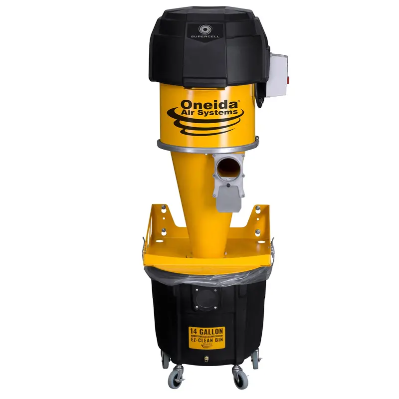 Supercell 14-Gallon High-Pressure Dust Collector for Woodshops