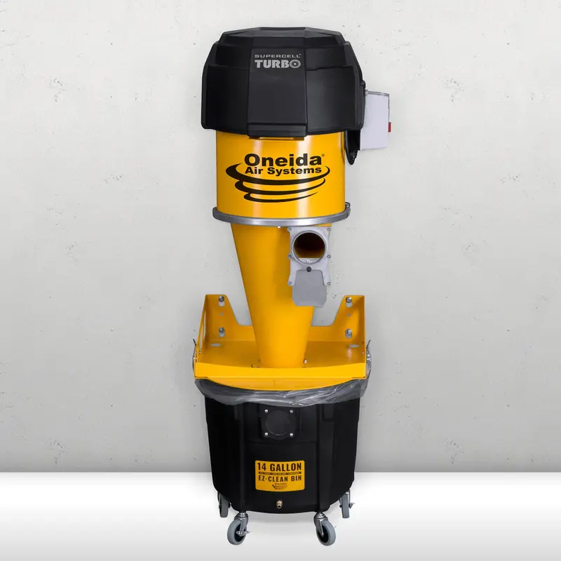 Supercell Turbo High-Efficiency 14-Gallon Dust Collector with Boosted Airflow