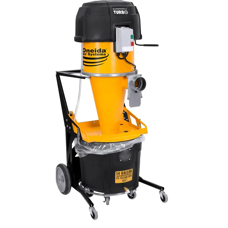 Supercell Turbo Portable Dust Collector – 14-Gallon Capacity, High-Pressure Performance
