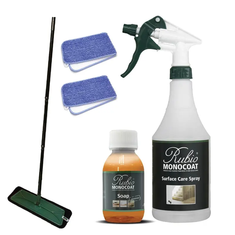Surface Care Cleaning Spray with Microfiber Mop