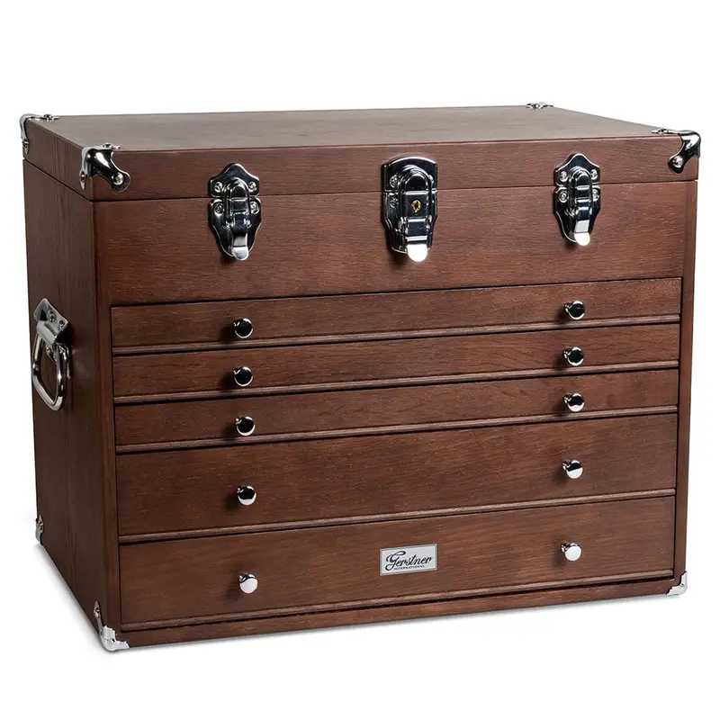 T20-D 5-Drawer Hobby Chest in Dark Oak – Compact Tool Storage