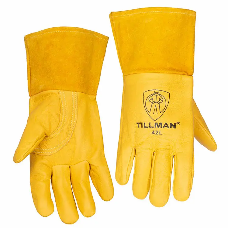 Tillman Top-Grain Pigskin MIG Welding Gloves – Size 42