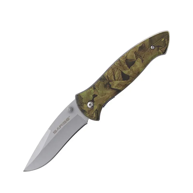 Timber Camouflage-Finish Folding Pocket Knife