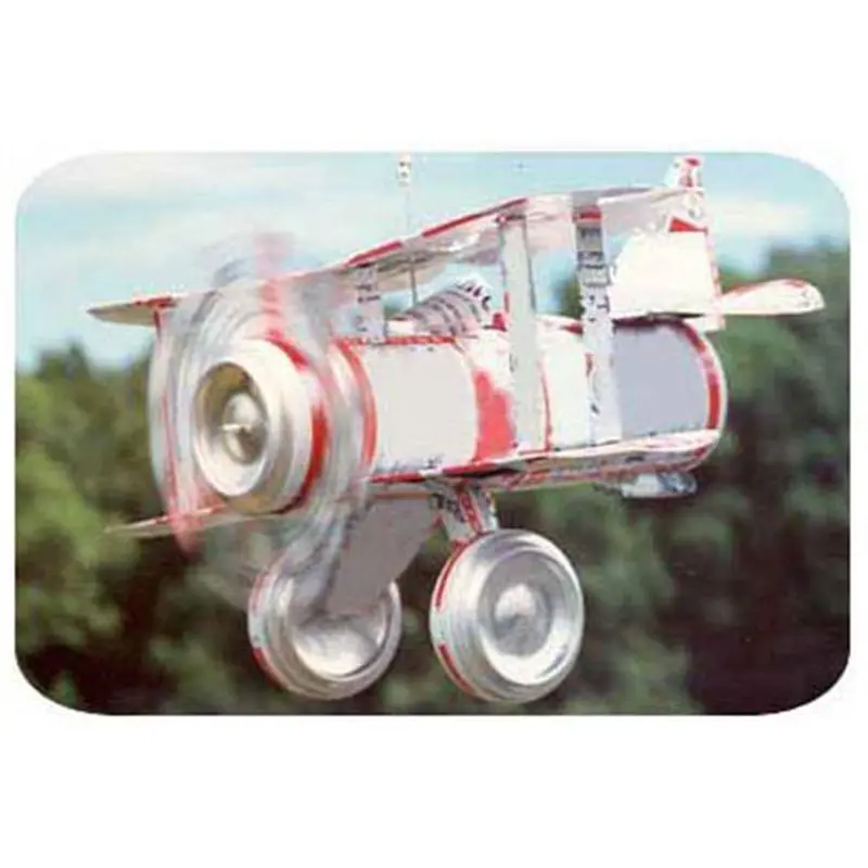 Tin Can Airplane Model – DIY Wooden Toy Building Plan