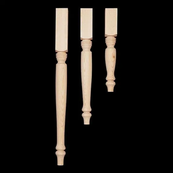 Traditional Country Table Leg Design