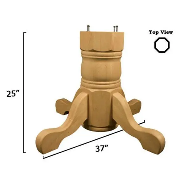 Traditional Pedestal Base Kit for Round Tables