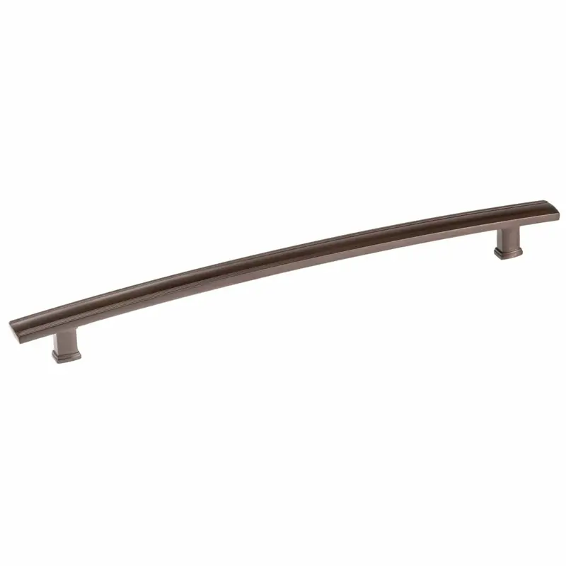 Transitional-Style Cabinet Pull – 12-5/8″ Center-to-Center, Honey Bronze Finish