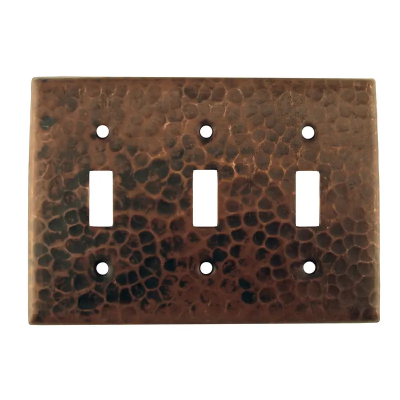 Triple Toggle Switchplate Cover – Decorative Wall Plate for Multi-Switch Outlets