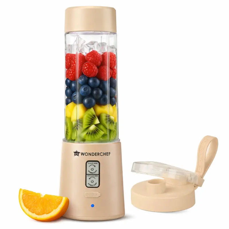 Twister Portable Blender – 500ml, Dual-Rotation Blades, USB-C Charging, Ideal for Smoothies & On-the-Go Use (Coffee)