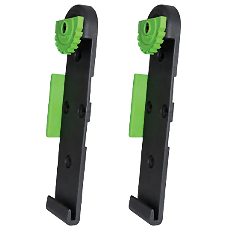 Two-Piece Wall-Mount Track Rack System for Organized Storage