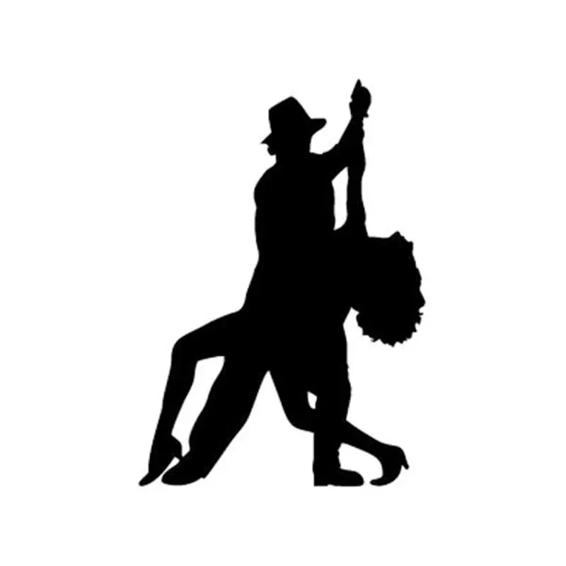 Two to Tango Couple Shadow Cutout Design