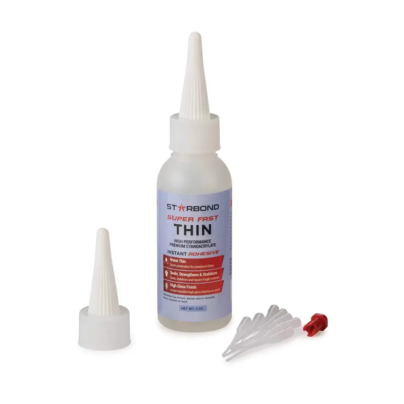 Ultra-Fast Thin-Viscosity CA Glue – EM-02, 2 oz
