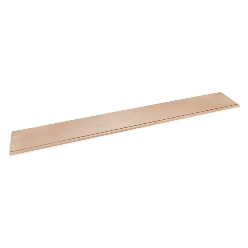 Unfinished Baltic Birch Drawer Side Stock — 1/2″ x 8″ x 60″, Flat Edge