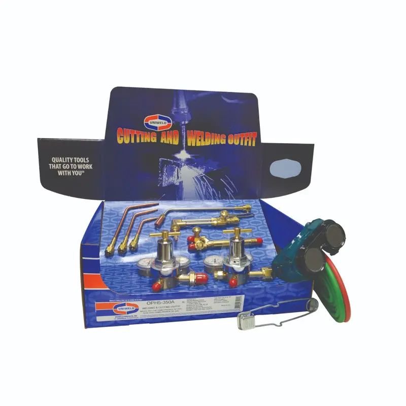Uniweld All Trades CGA510 Medium-Duty Oxy-Fuel Welding & Cutting Outfit (OPH5-350A)