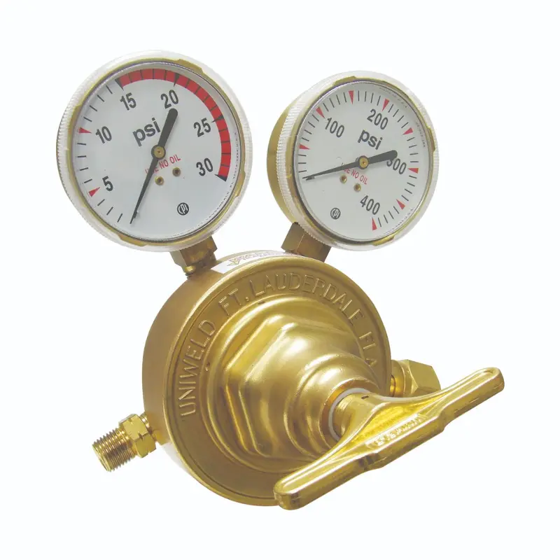 Uniweld RV8011 Heavy-Duty Acetylene Regulator – 1-Stage, CGA510