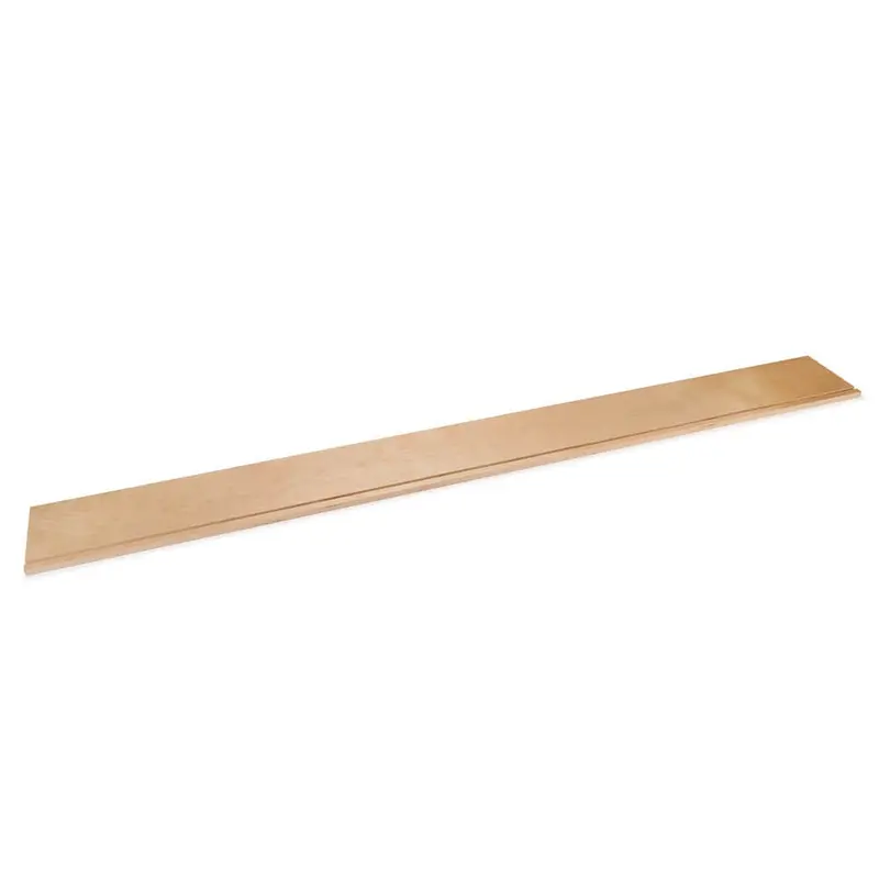 UV-Clear Finished Baltic Birch Drawer Side Panel — 1/2″ x 6″ x 60″, Flat Edge