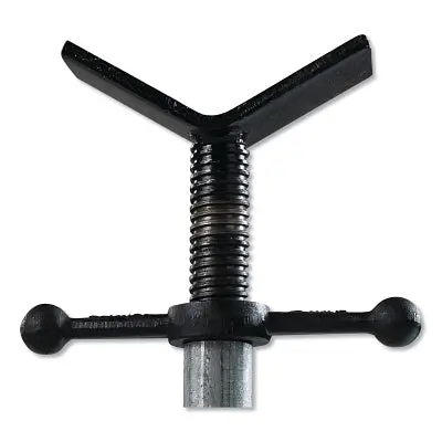 V-Groove Pipe Stand Head – Carbon Steel Construction, Supports 1/8″ to 24″ Pipes, 2,000-Lb Capacity