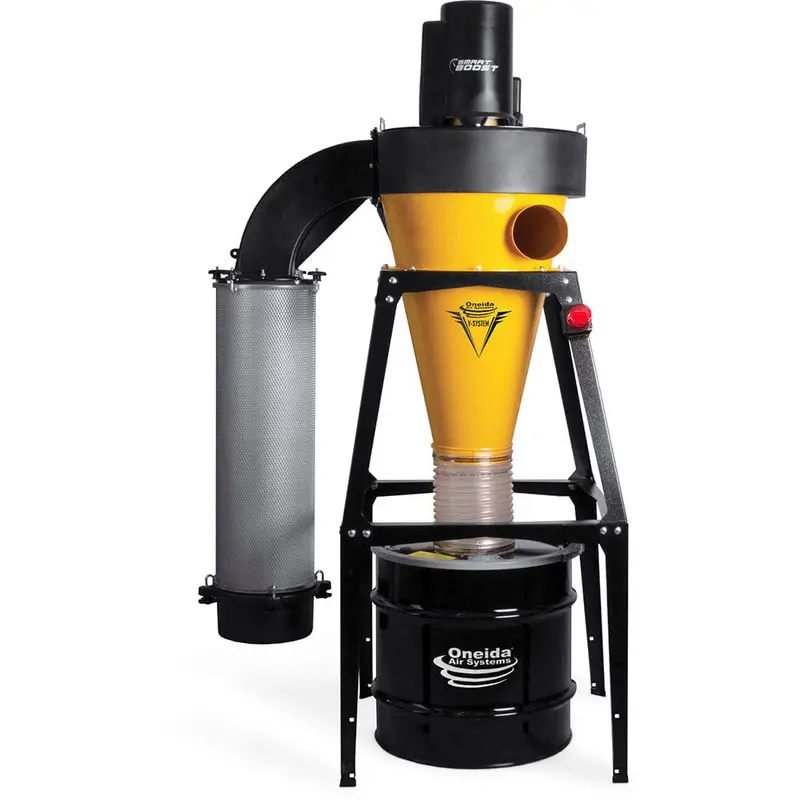 V-System 3000 Smart Boost 35-Gal Cyclone Dust Collector – Floor-Standing, HEPA Filter, 3 HP, 230V