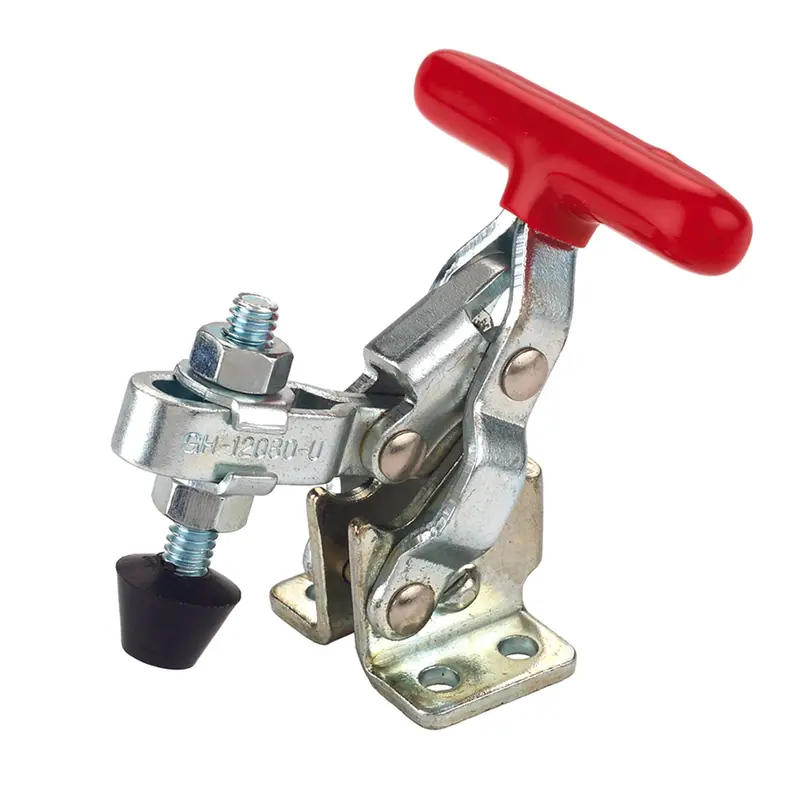 Vertical T-Handle Toggle Clamp – 1-5/16″ × 1/8″, 200 lb Load Capacity