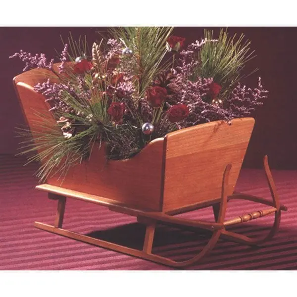 Vintage-Inspired Tabletop Sleigh Building Plan