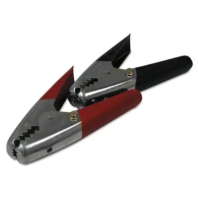 Vinyl-Insulated Battery Clamp – 1–3/0 AWG, 600A, 1-1/2″ Jaw, Black/Red