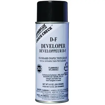 Visible Dye Penetrant Developer – 16 oz Aerosol Can for Non-Destructive Testing