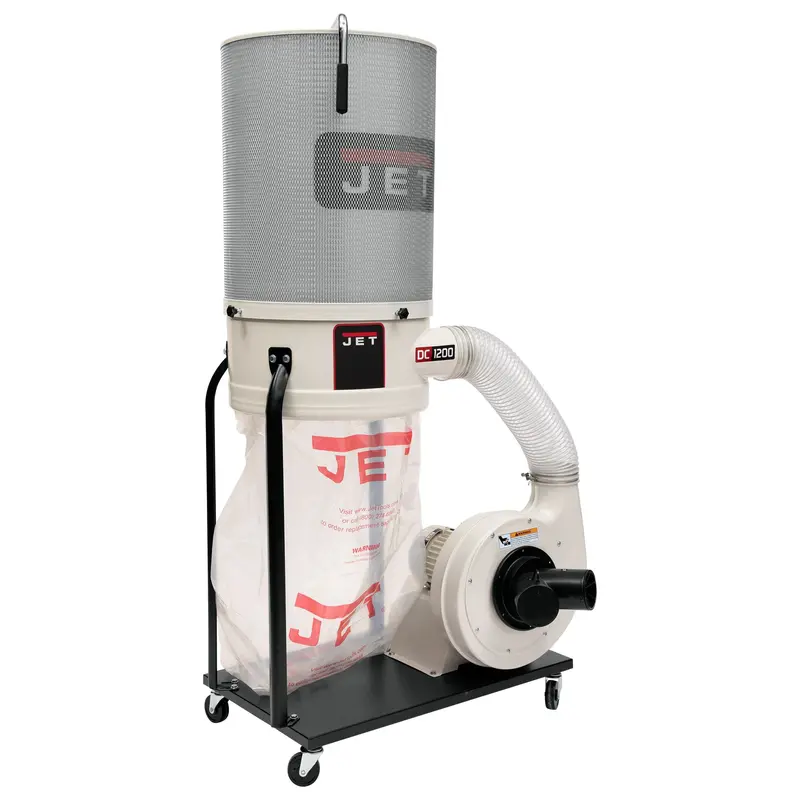 Vortex Cone Dust Collector – 2 HP Single-Phase, 230V with 2-Micron Canister Filter Kit (DC-1200VX-CK1)