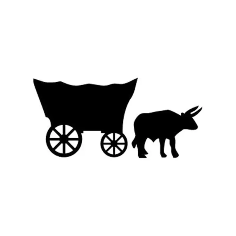 Wagon and Ox Shadow Box Wood Pattern