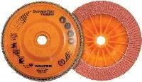 Walter 06A462 Enduro-Flex Turbo Flap Disc – 4.5″, 7/8″ Arbor, 36/60-Grit