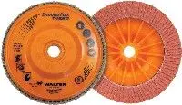 Walter 06A502 Enduro-Flex Turbo Flap Disc – 5″, Spin-On, 36/60-Grit
