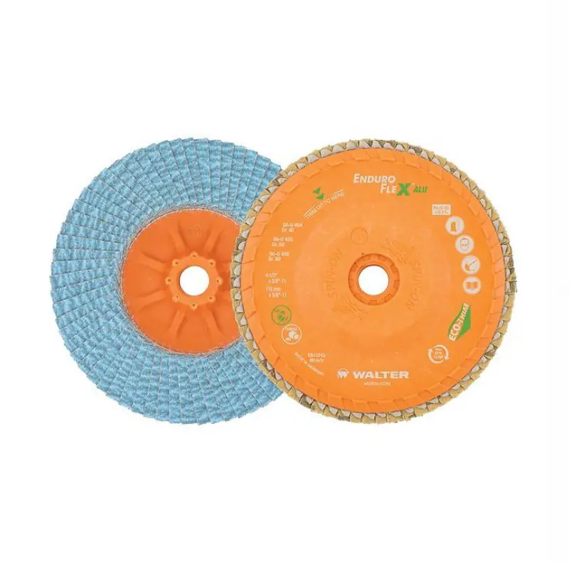Walter Enduro-Flex Aluminum Oxide Flap Disc – 4.5″, 60 Grit (06U456)