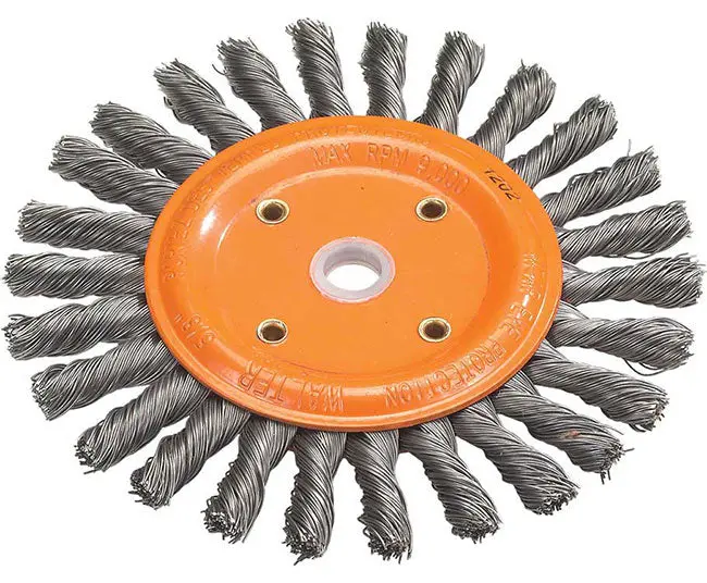 Walter Knot-Twisted 8″ Bench Grinder Brush Wheel
