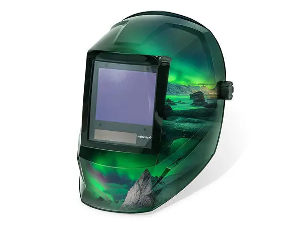 Weldcote Ultra-View Plus Emerald True-Color Auto-Darkening Welding Helmet