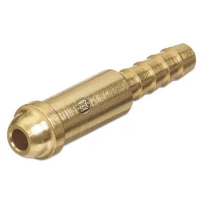 Western Enterprises Brass Inert Arc Nipple – 200 PSI, 3/8″ Hose ID, 2.219″ Length