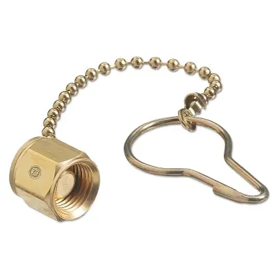 Western Enterprises CGA-024 Oxygen Plug Assembly – 200 PSI Brass Female, 7/8″-14 RH