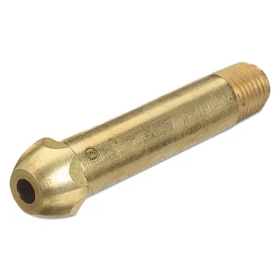 Western Enterprises Regulator Inlet Nipple for Acetylene & Industrial Air – 1/4″ NPT, 3″, CGA-510/CGA-590