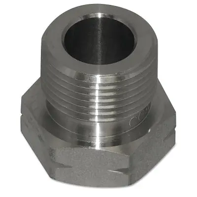 Western Enterprises Stainless Steel CGA-510 Acetylene Inlet Nut – Left-Hand Thread
