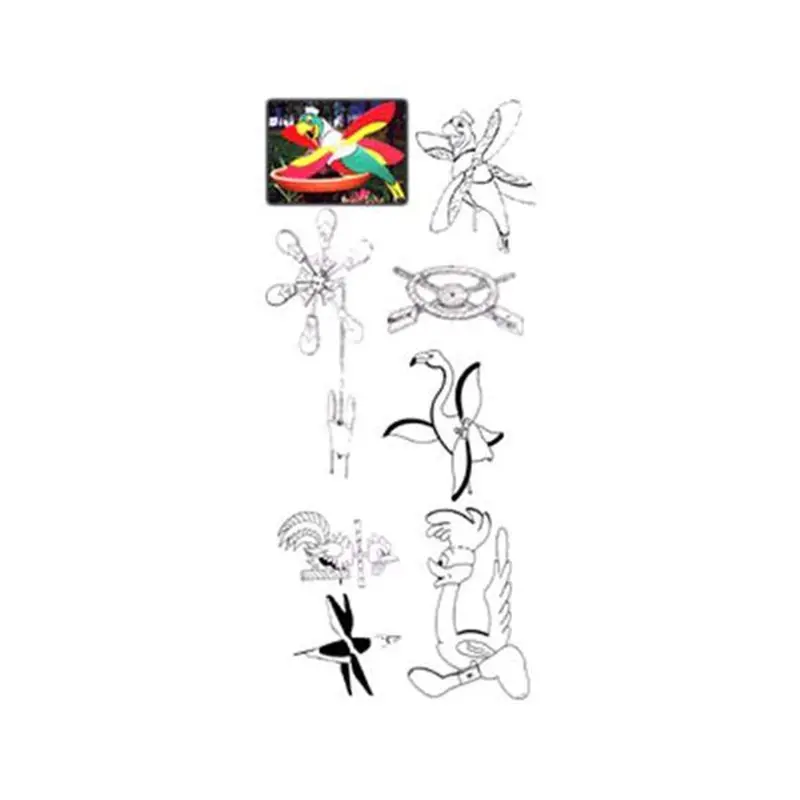 Whirligig Value Pack #2 – Printable Kinetic Garden Art Plans