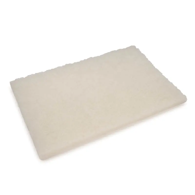 White Non-Woven Sanding Pad – 6″ x 9″ for Light Finishing and Blending