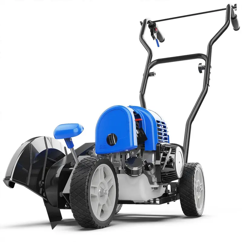 Wild Badger Power 31cc Gas-Powered Sidewalk Edger with Dual Metal Blades