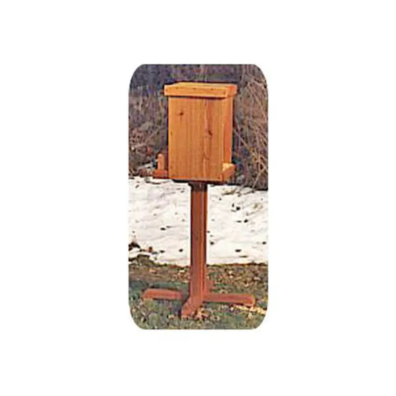 Wildlife-Friendly Deer Feeder – Illustrated Woodworking Blueprint