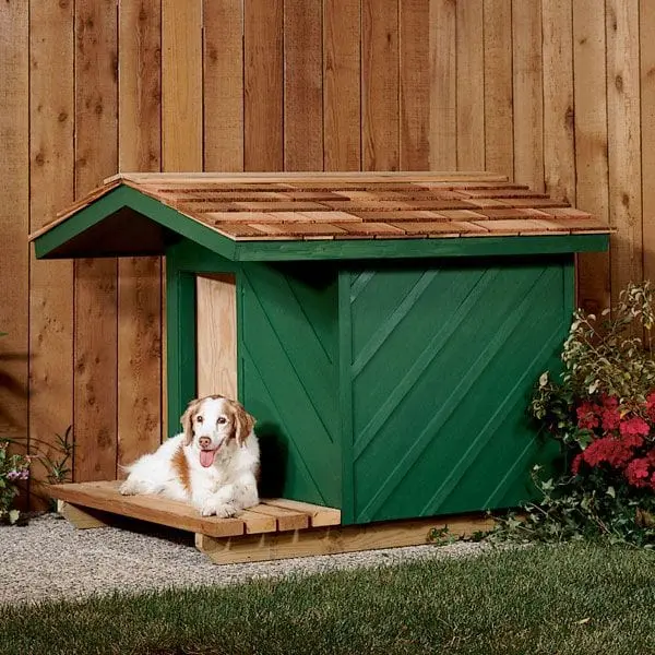 Wooden Dog House Building Plan – Printable DIY Project Guide