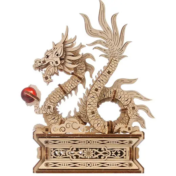 Wooden Dragon Assembly Model Kit