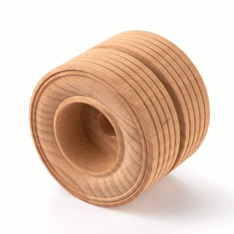 Wooden Dual-Truck Toy Wheels – 2″ Diameter, 11/16″ Width, 3/8″ Axle Hole