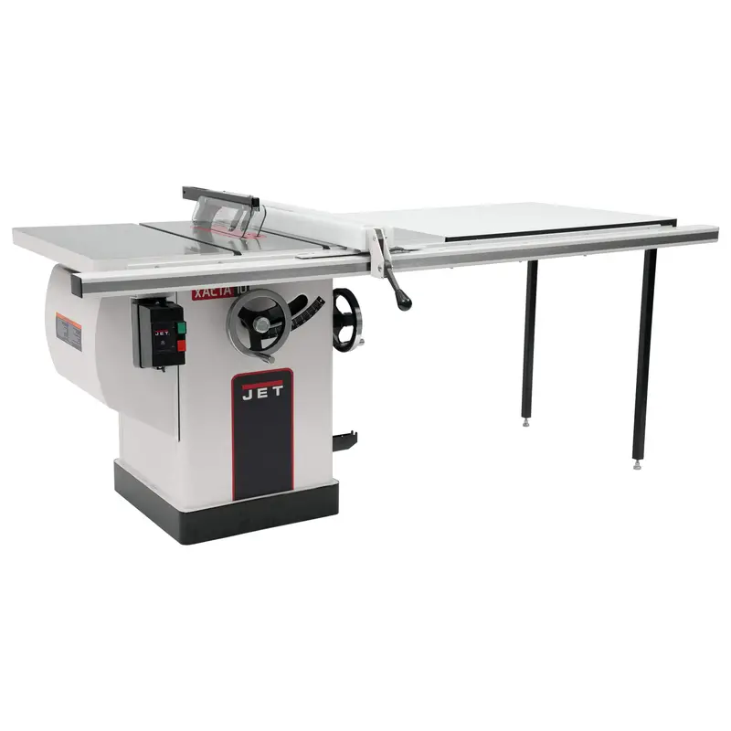 XACTASAW JTAS-10DX – 10″ Deluxe Table Saw with Cast-Iron Wings, 50″ Rip Capacity, 5 HP, 230V Single-Phase