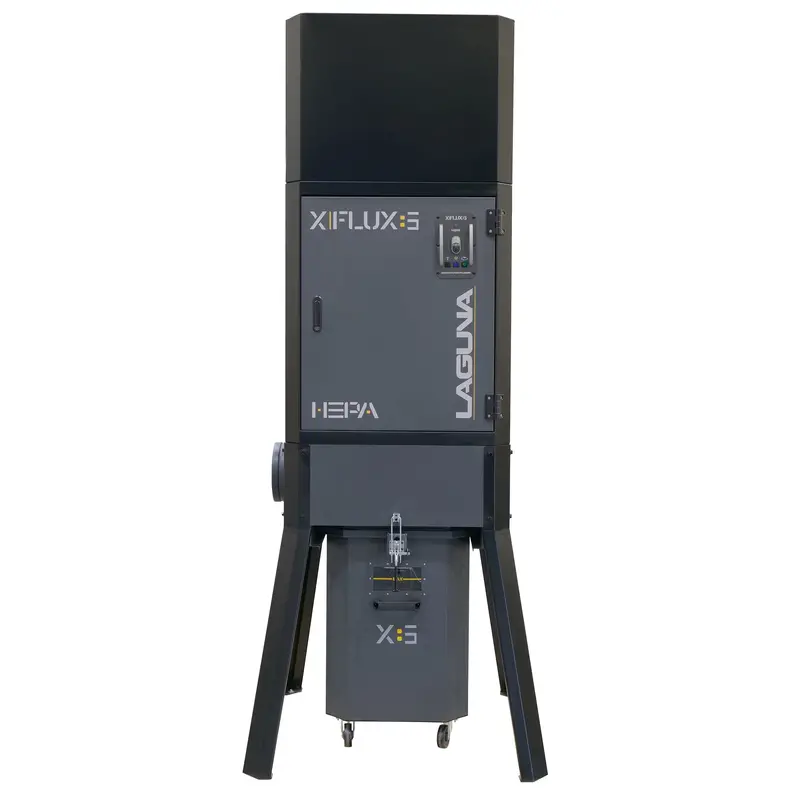 X|FLUX 5-HP Industrial Dust Collector with Auto-Clean Function