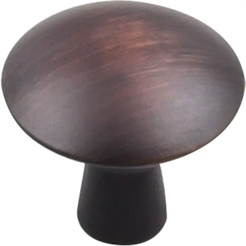 Zachary 1-1/16-Inch Brushed Oil-Rubbed Bronze Knob for Warm Traditional Style