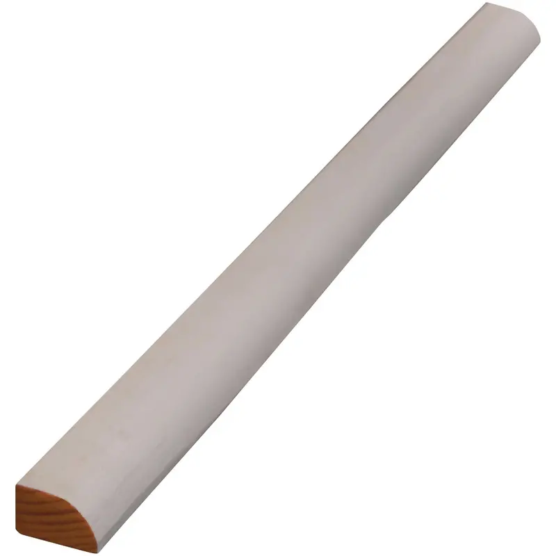 Alexandria Moulding Pine Base Shoe Trim – 1/2 In. X 3/4 In. X 8 Ft., White 1