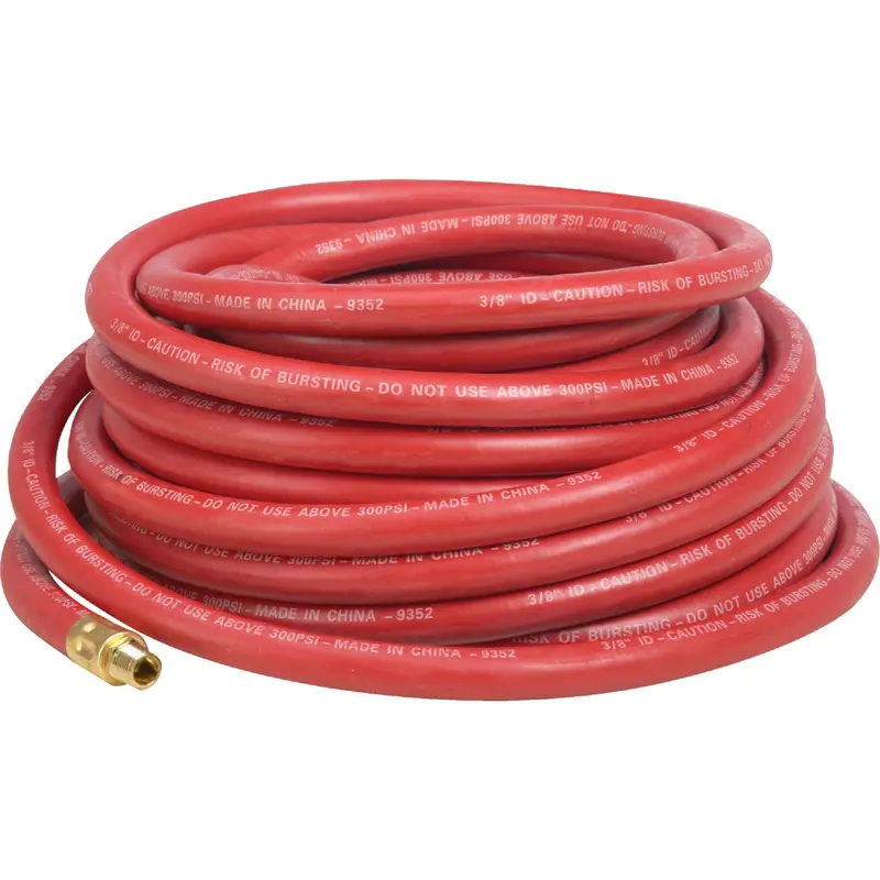 Amflo Rubber Air Hose – 3/8 In X 50 Ft For Compressed Air Tools 1