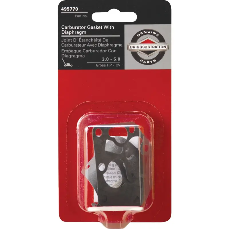 Briggs & Stratton Carburetor Repair Kit – Gasket And Diaphragm (Part #795083) 1